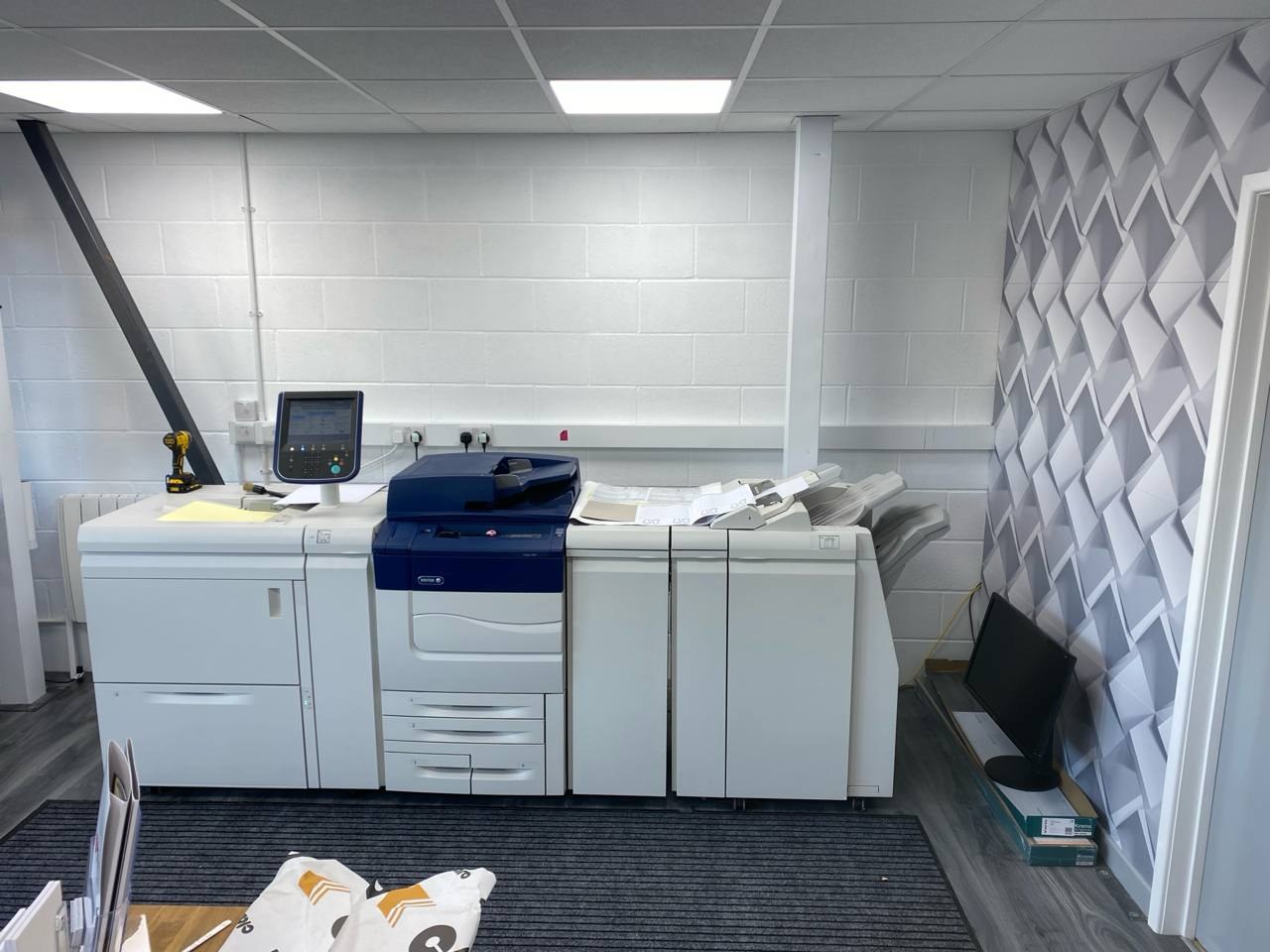 Digital print production equipment at Print In The Bag.