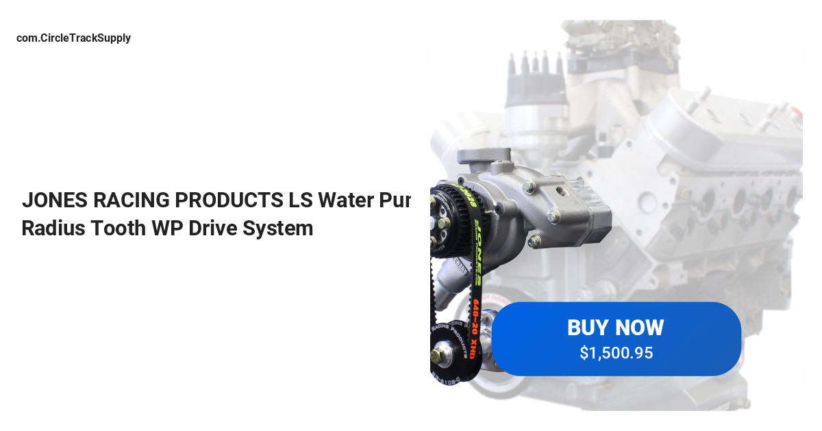 JONES RACING PRODUCTS LS Water Pump & Radius