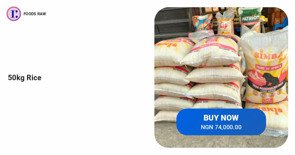 Rice 50kg